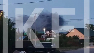 Клубы черного дыма: страшный пожар на базе в Челнах сняли на видео 25/05/2026 &ndash; Новости