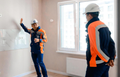 9-этажный дом за 45 дней возвели ко Дню строителя в Астане