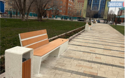 Новый сквер за «Конысом» ещё благоустраивают