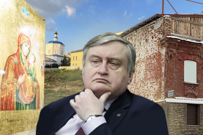 В&nbsp;Казани начали закрашивать надписи на&nbsp;&laquo;говорящем доме&raquo; на&nbsp;Батурина
