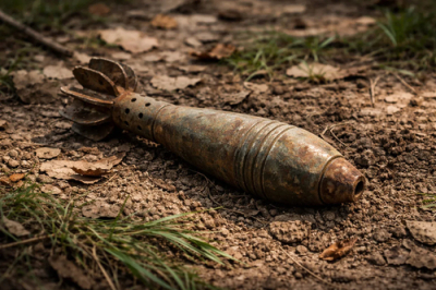 Взрывоопасный привет из прошлого: в Белгородской области уничтожен артиллерийский снаряд